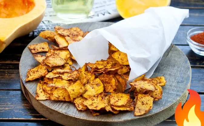 Постер Чипсы из тыквы (в духовке)