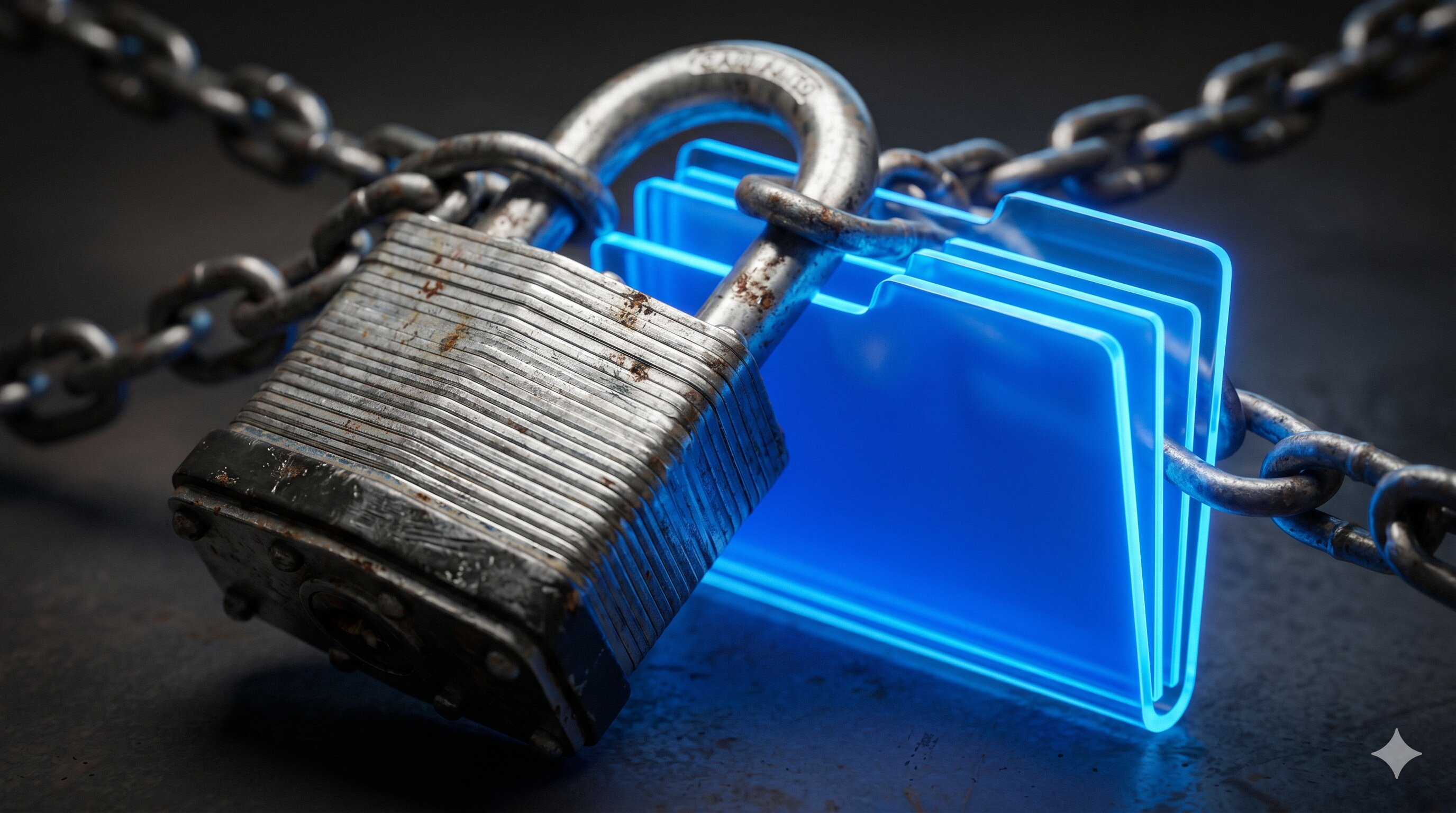 Linked data chain visual showing how lock files preserve dependency integrity