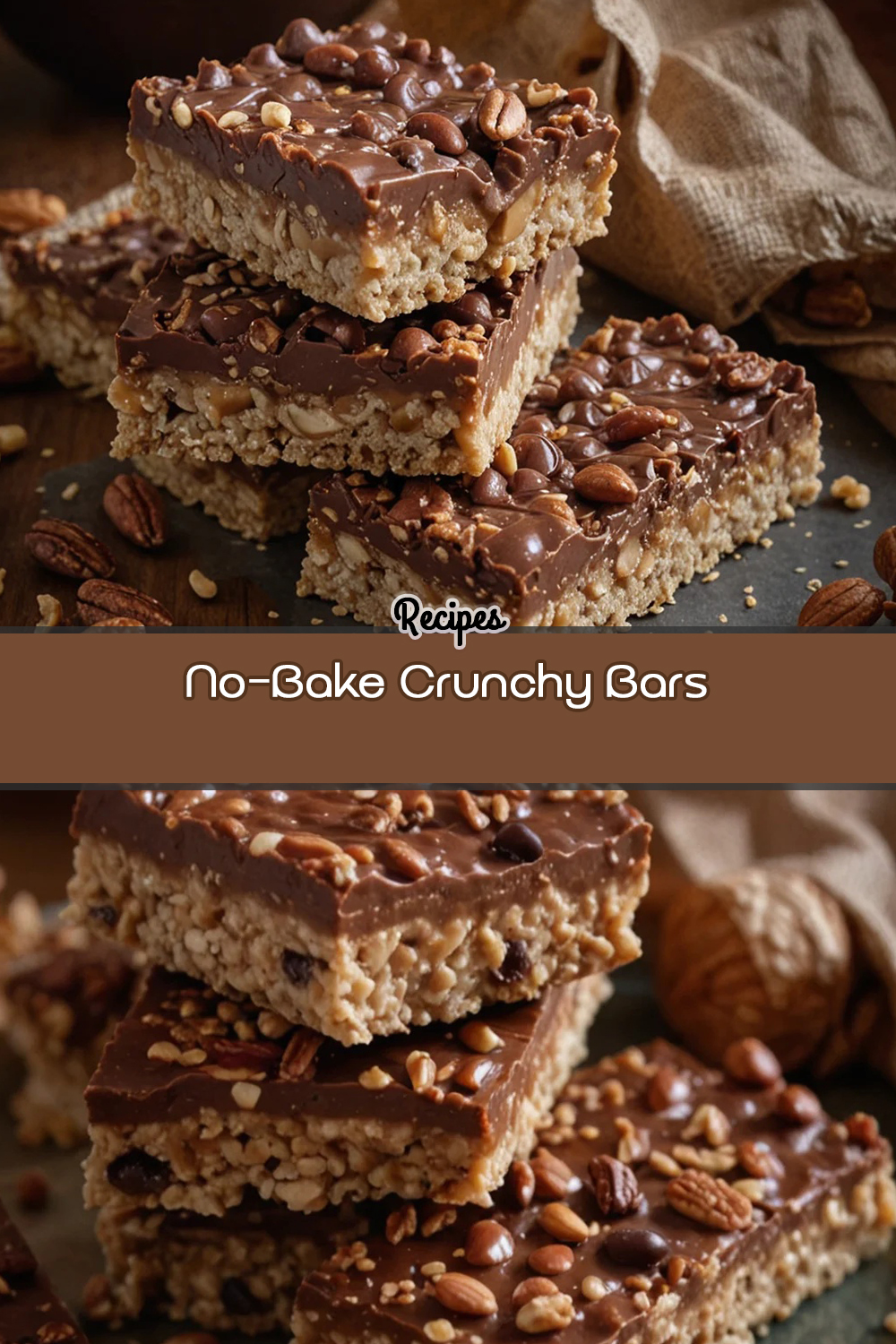 No-Bake Crunchy Bars