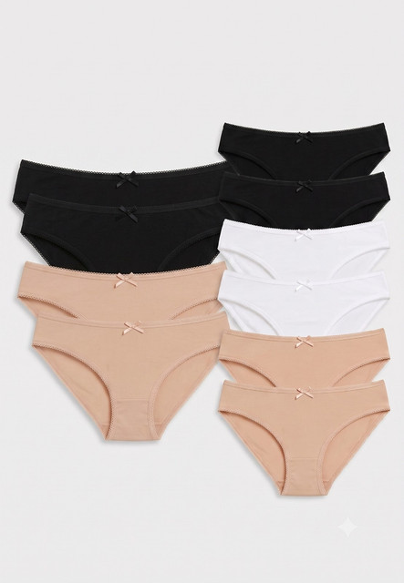 Premium Ladies Cotton Briefs Size Guide