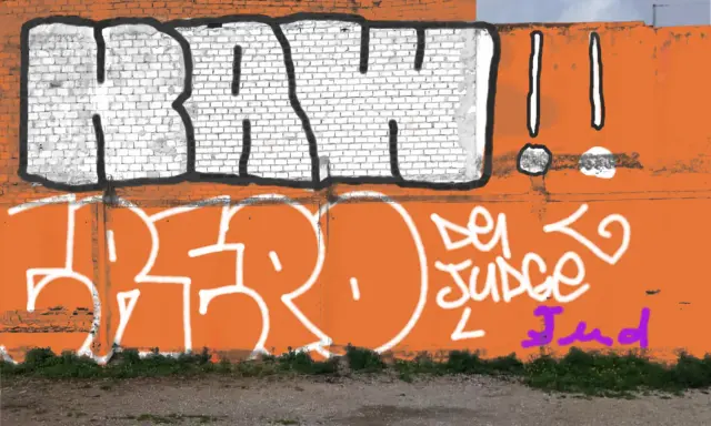 Graffiti artwork by kaw