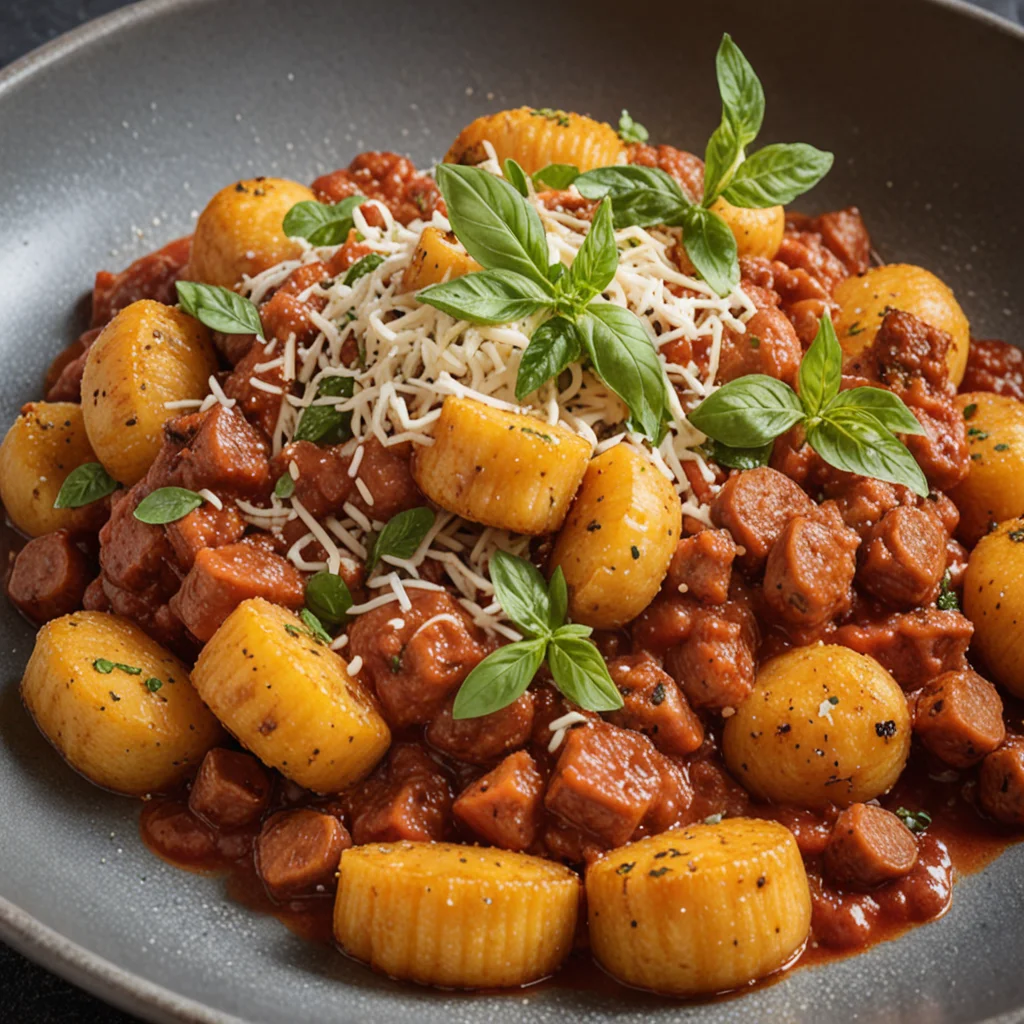Meat Sauce Gnocchi