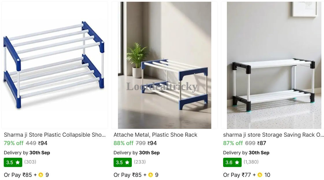 Shopsy   shoe Racks Offer Image