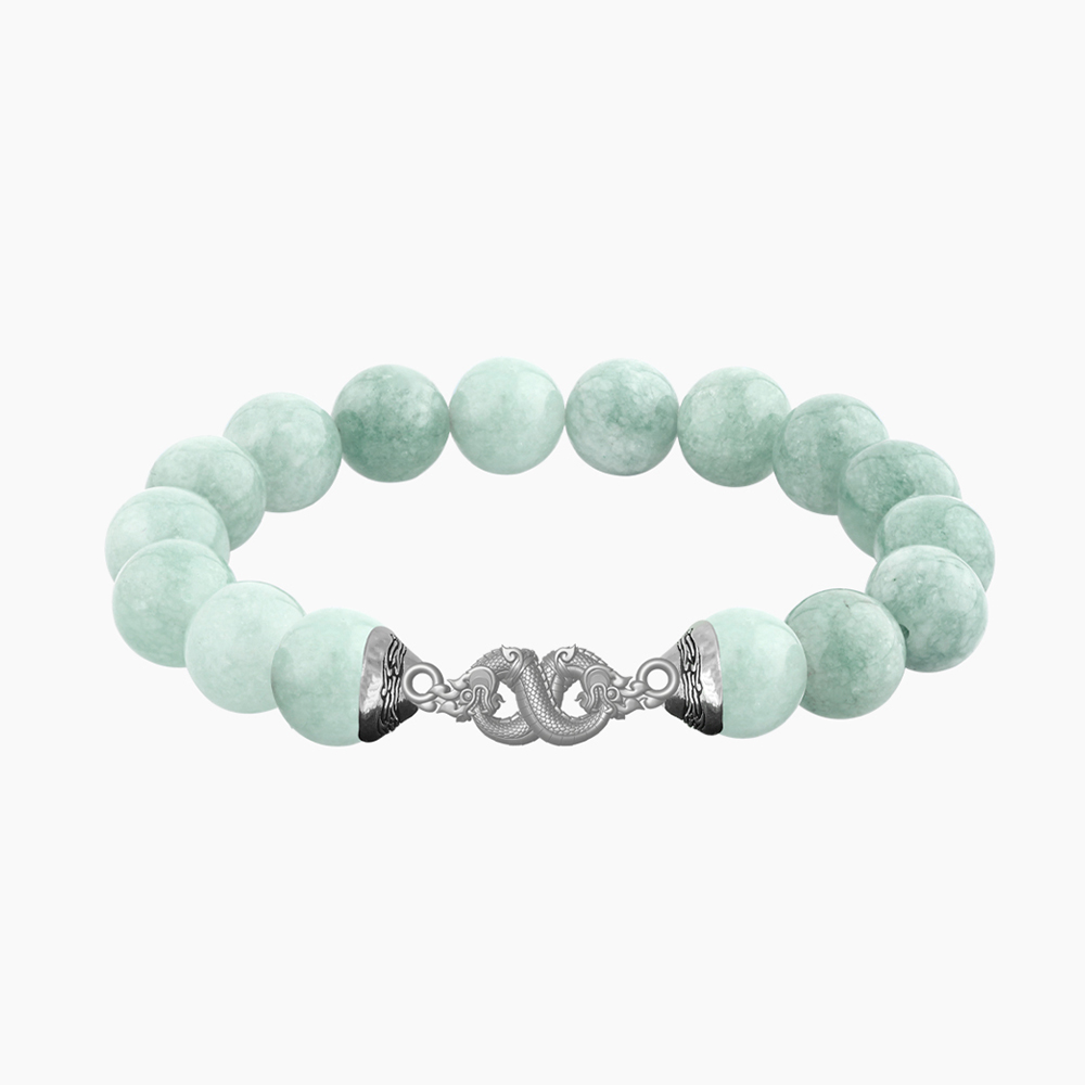 สร้อยข้อมือพญานาค AURORA DESIGN หินมงคลสีเขียวหยก_0