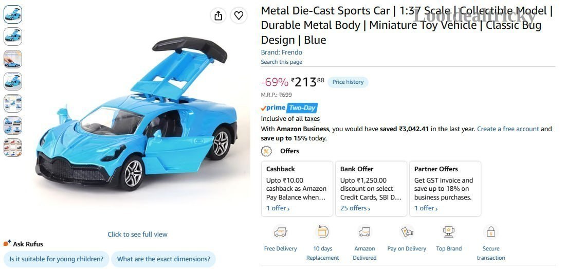 Metal Die Cast Offer Image