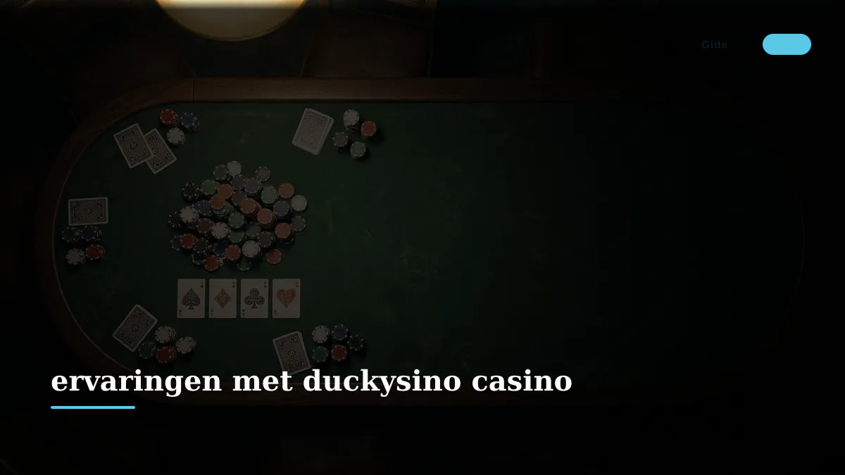 ervaringen met duckysino casino