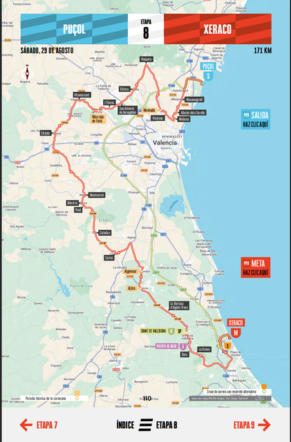 Stage 8 Route