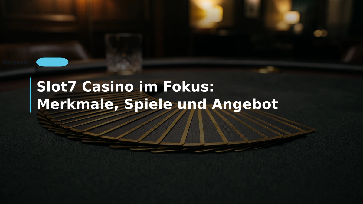 Slot7 Casino im Fokus: Merkmale, Spiele und Angebot