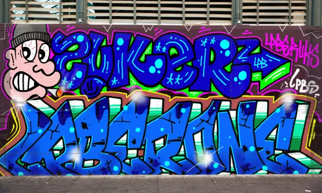 Graffiti artwork by Zkur