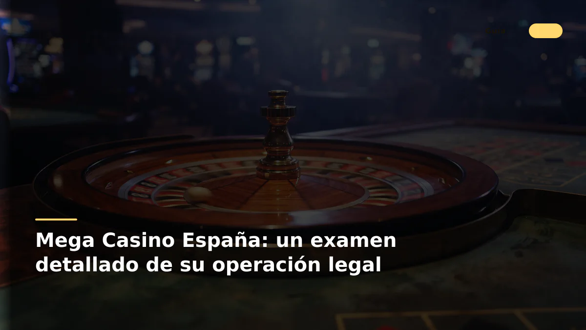 Mega Casino España: un examen detallado de su operación legal