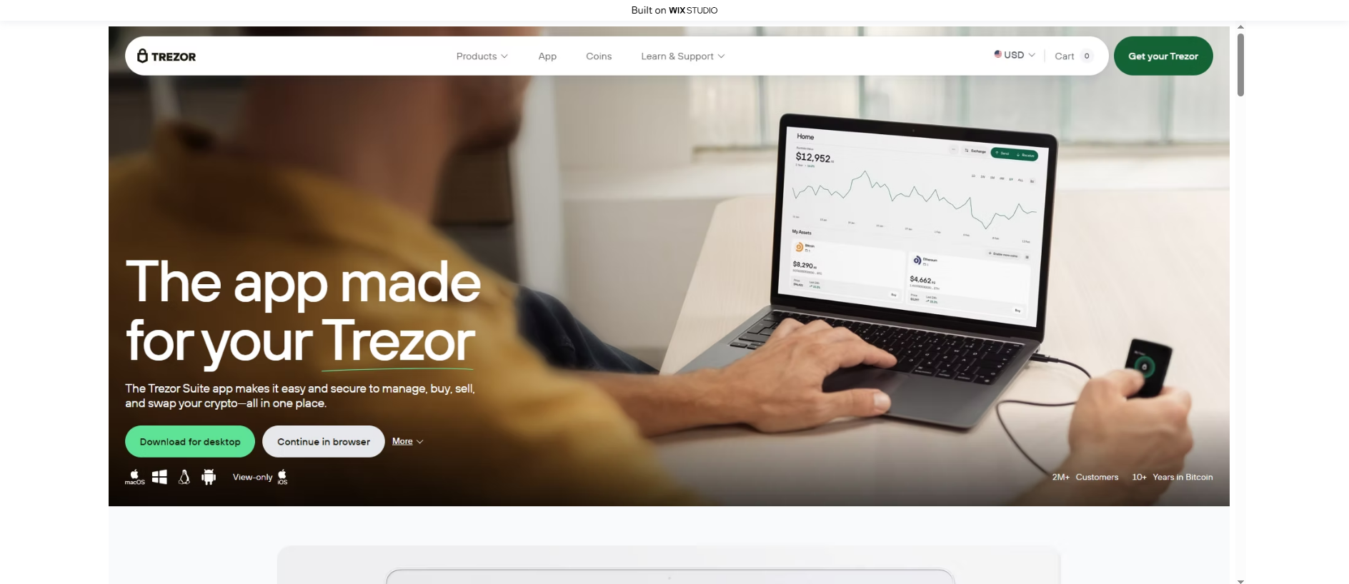 Stored capture of get-trazersuite.wixstudio.com