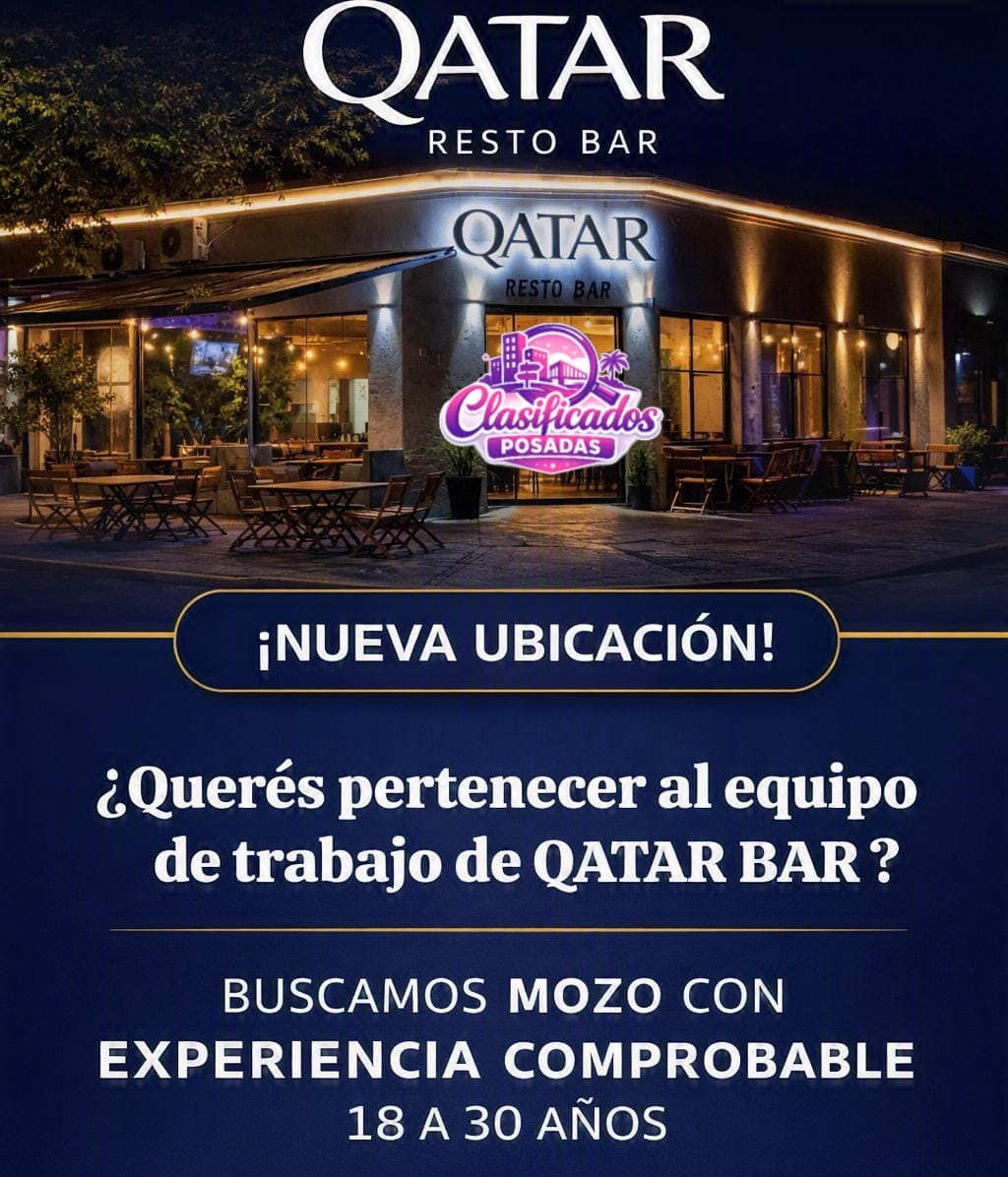 Se busca Mozo en Posadas