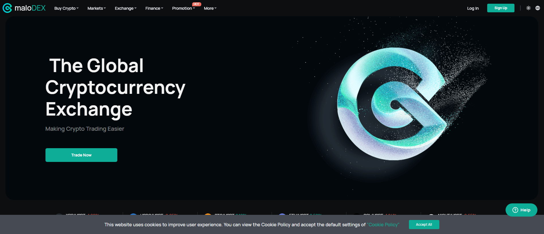Screenshot of malodex.com