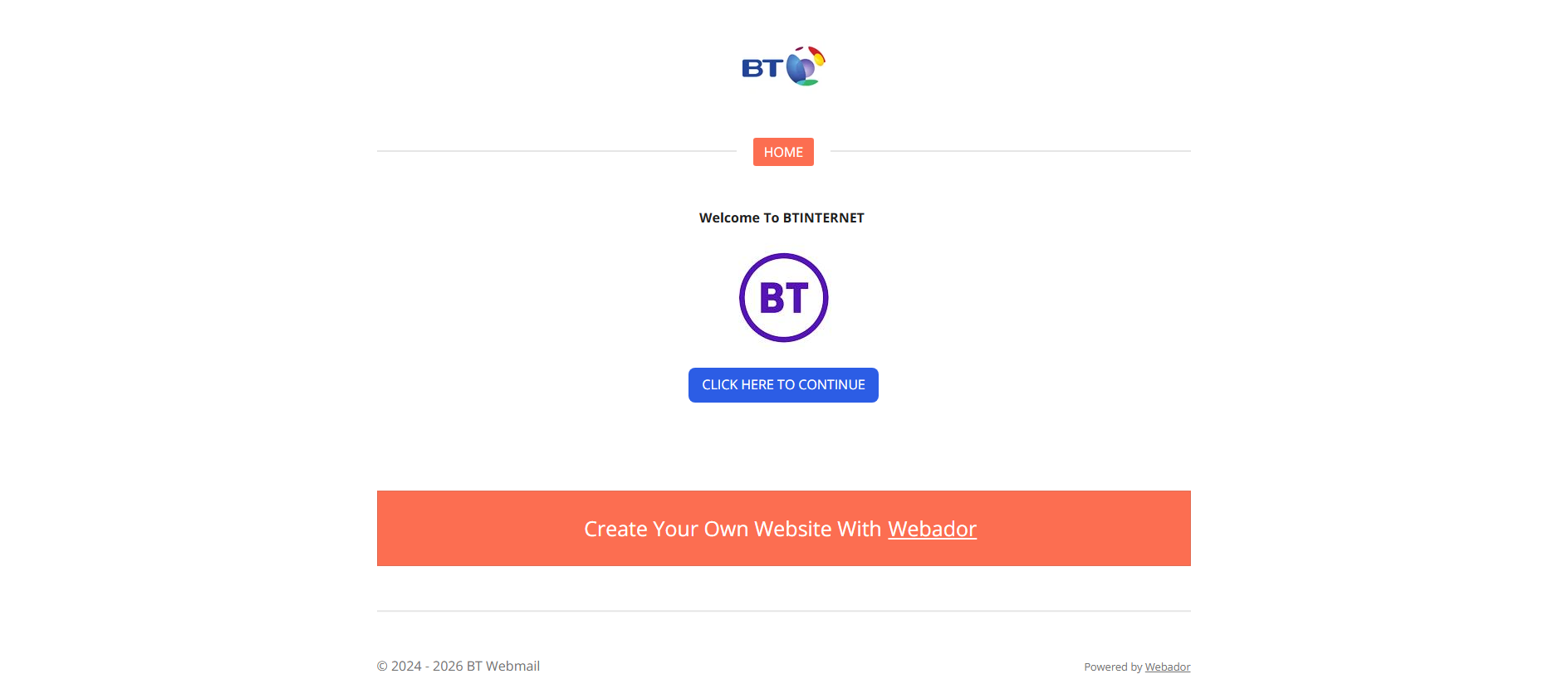 Forensic screenshot of [REDACTED] showing the phishing page layout