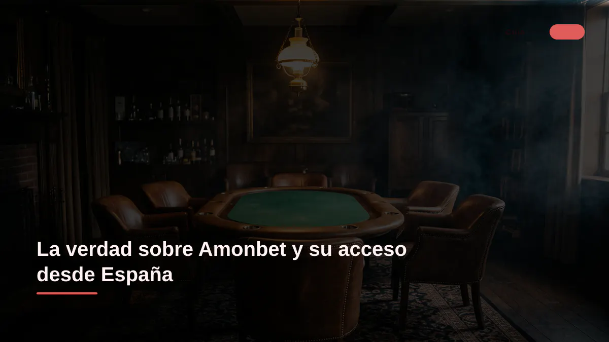La verdad sobre Amonbet y su acceso desde España