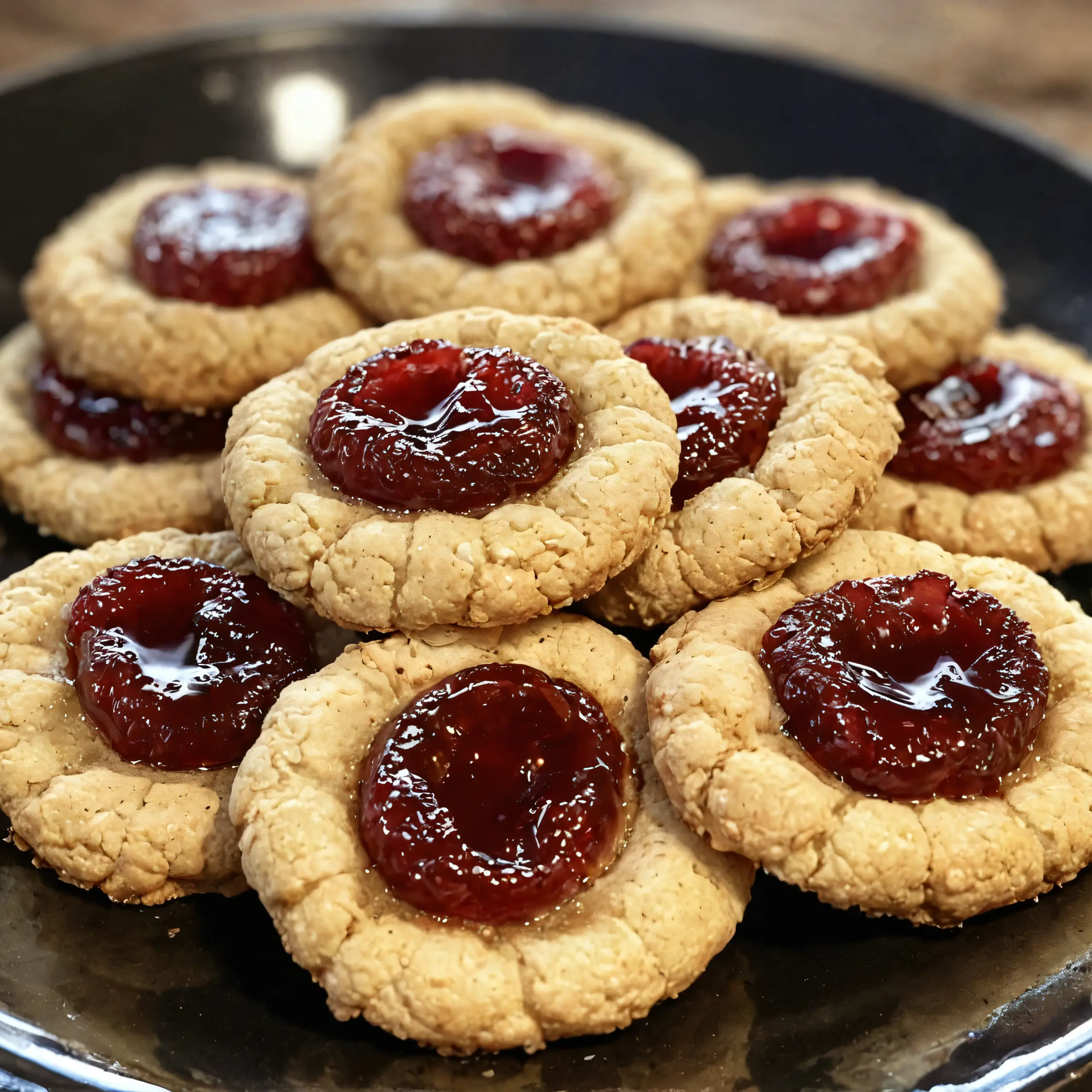 Irresistible Heart Jam Thumbprint Cookies to Treasure