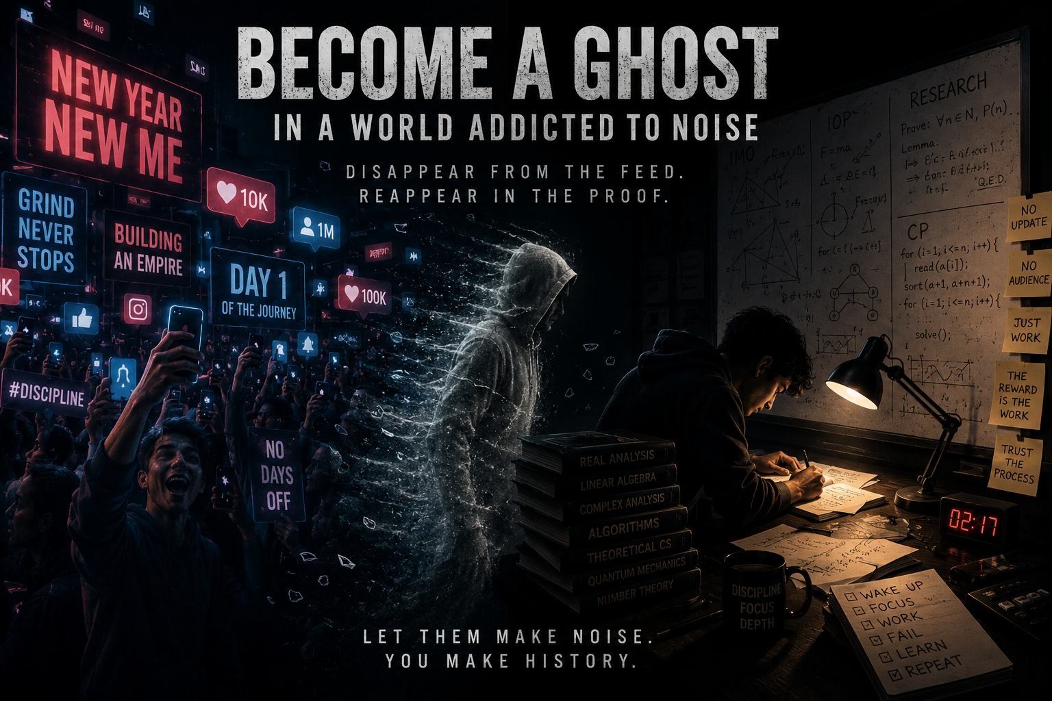 Become a Ghost in a World Addicted to Noise