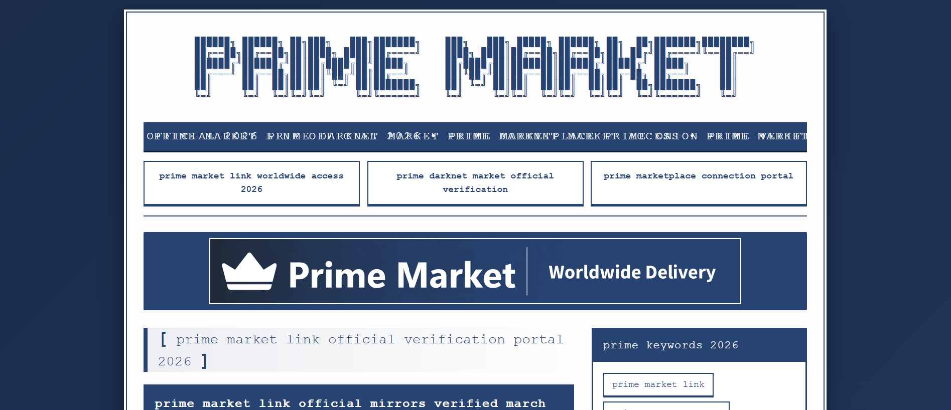 Stored capture of prime-darknet.cfd