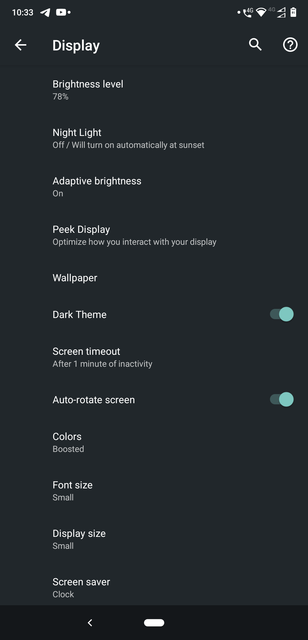Black Theme Enabled