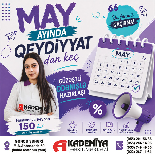 Hüseynova Reyhan 150 bal