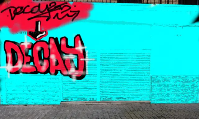 Graffiti artwork by DECAY