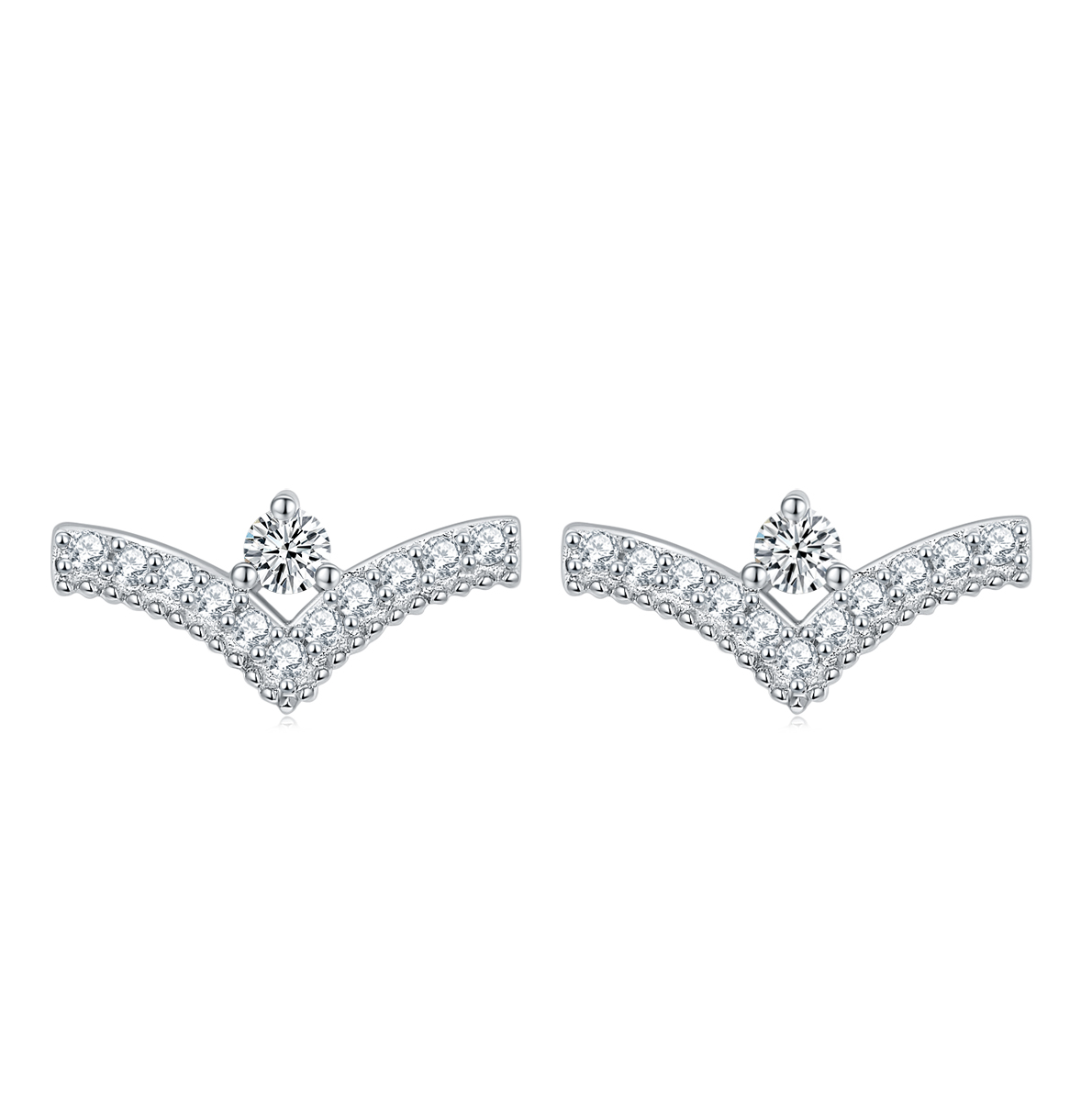 Marquise Flower Cluster Studs
