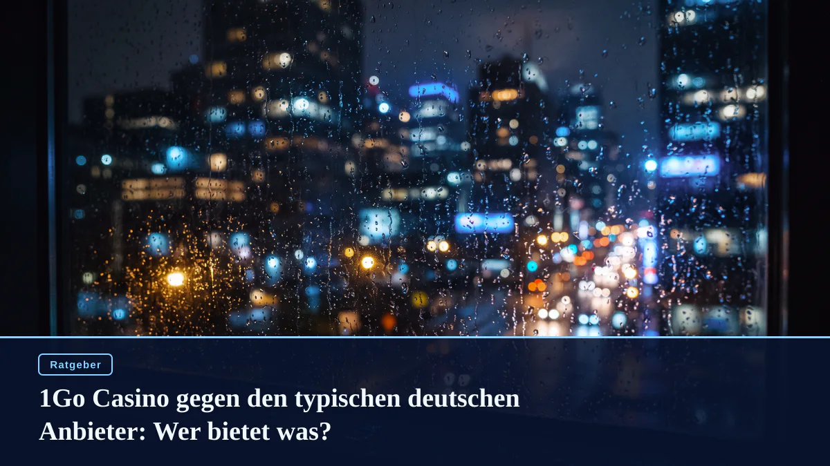 1Go Casino gegen den typischen deutschen Anbieter: Wer bietet was?