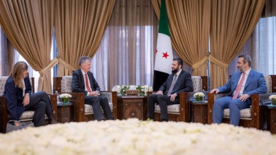الرئيس الشرع يستقبل مستشار الأمن القومي في المملكة المتحدة