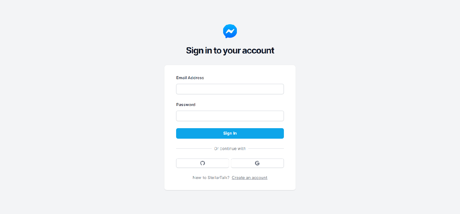 Screenshot of stellar-talk.vercel.app