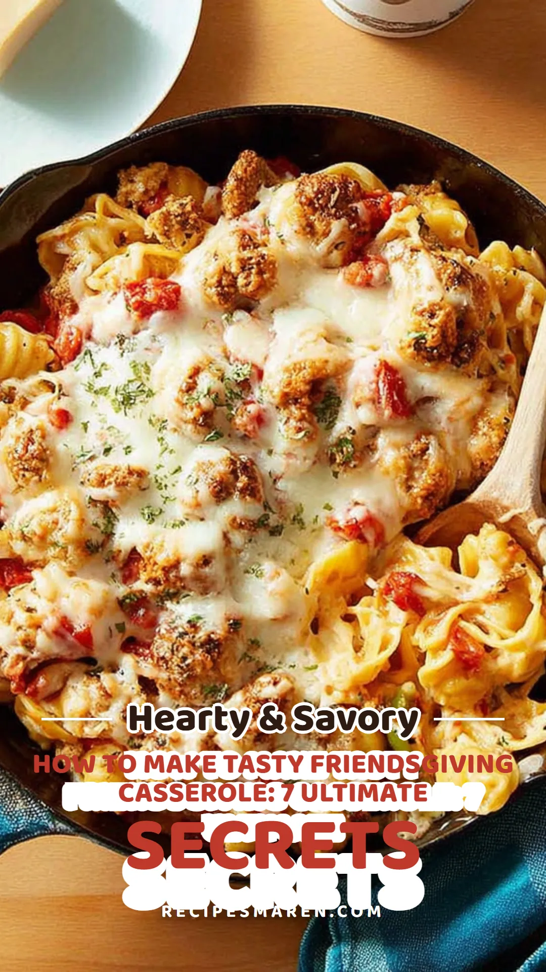 Looking for an easy homemade casserole to impress your guests this Friendsgiving? This savory Friendsgiving casserole is packed with flavor and made with simple ingredients. Perfect for holiday gatherings, it combines rich flavors and comforting textures that everyone will love. Discover the 7 ultimate secrets to make this dish a memorable addition to your table. Click for the full recipe.