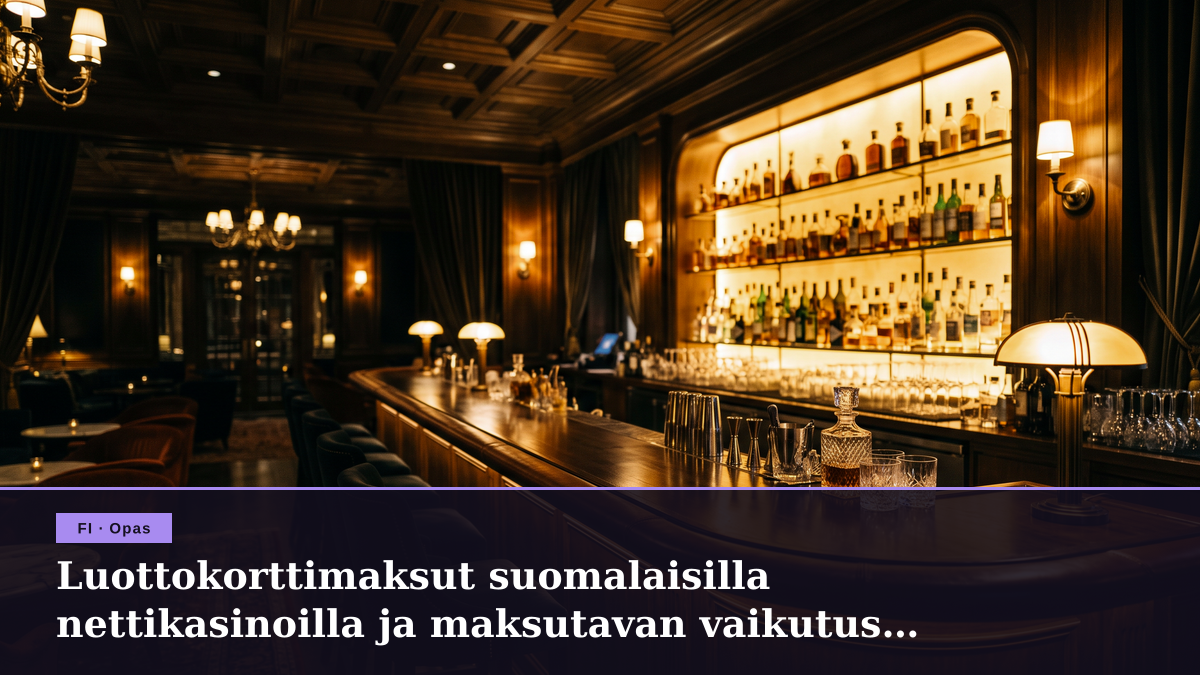 Luottokorttimaksut suomalaisilla nettikasinoilla ja maksutavan vaikutus pelikokemukseen