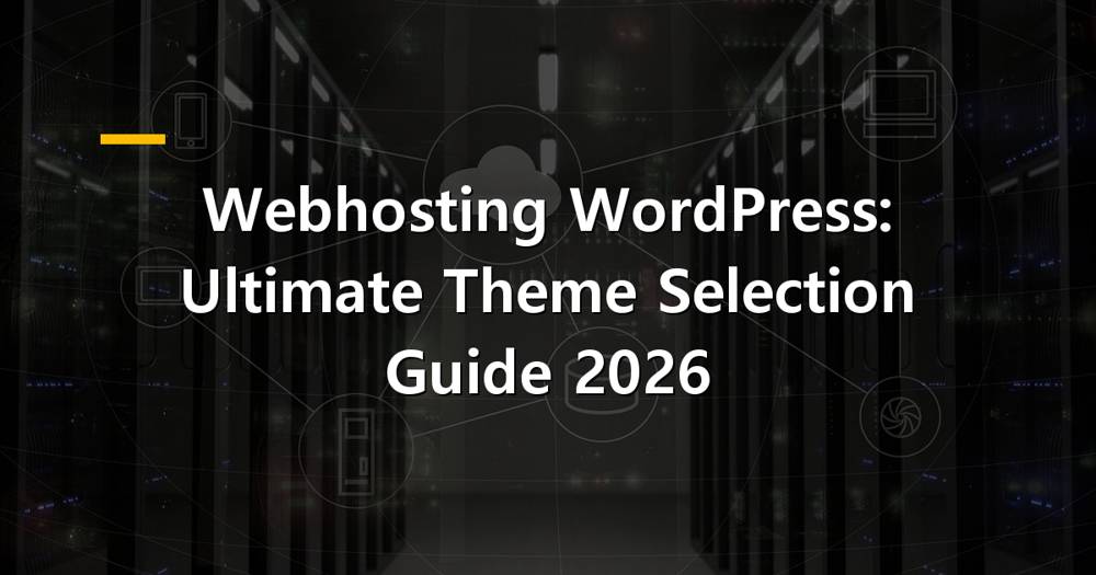 Web hosting for WordPress with a theme selection interface