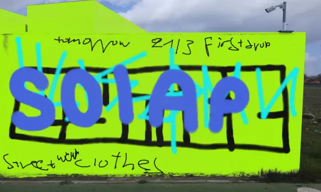 Graffiti artwork by SOLAR