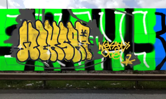 Graffiti artwork by weksat926