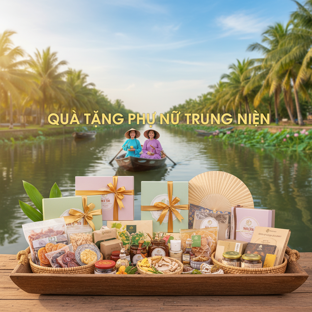 Quà tặng phụ nữ trung niên được yêu thích hiện nay