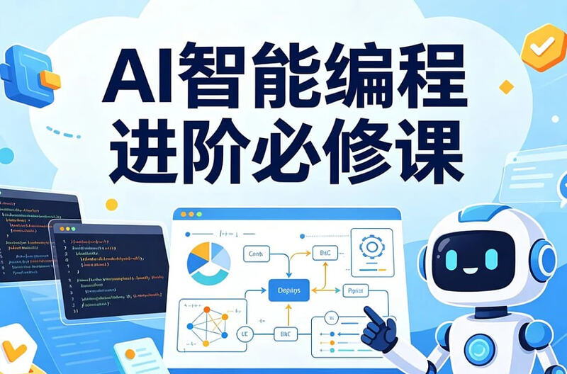 AI智能编程进阶必修课，技能架构一站式精通