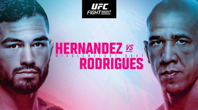 Watch UFC Fight Night: Hernandez vs. Rodrigues 8/22/2026