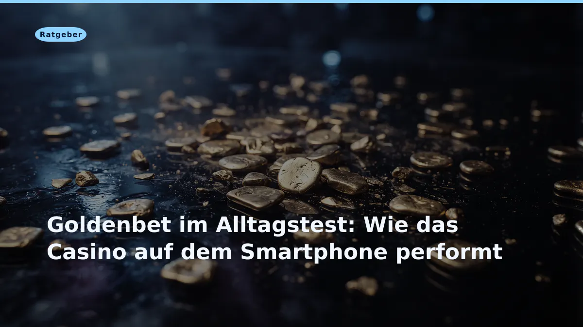 Goldenbet im Alltagstest: Wie das Casino auf dem Smartphone performt