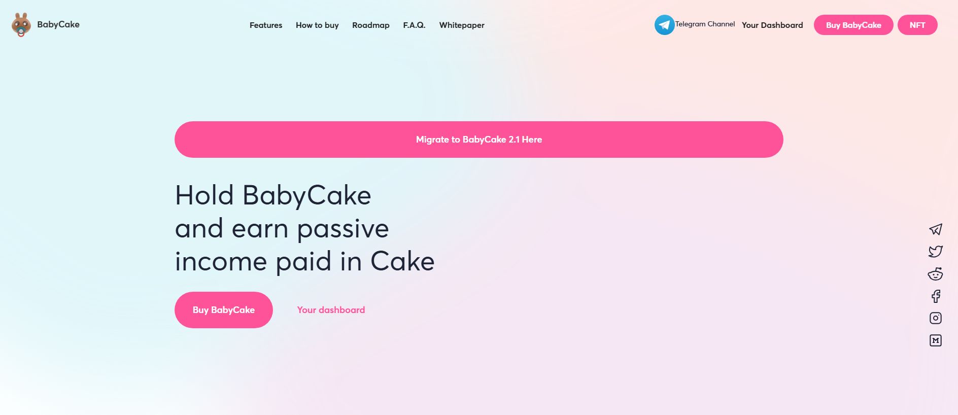 Stored capture of babycake-bsc.pages.dev
