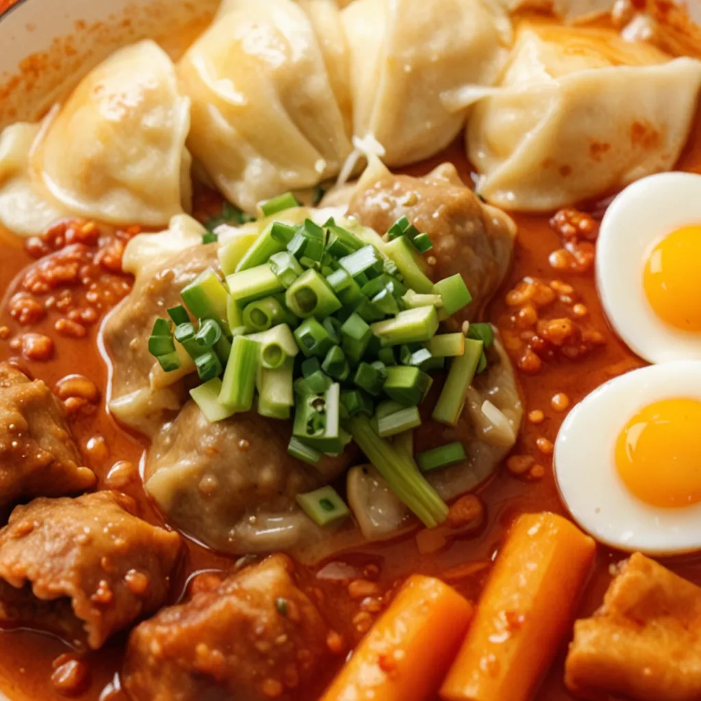 Spicy Buldak Chicken Dumplings: Ultimate Korean Flavored Comfort Food