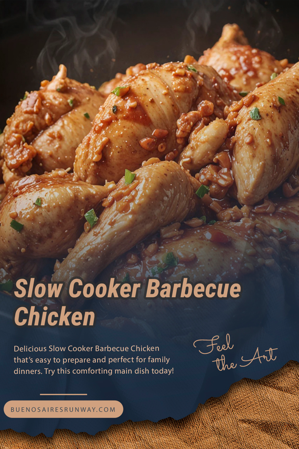 Slow Cooker Barbecue Chicken