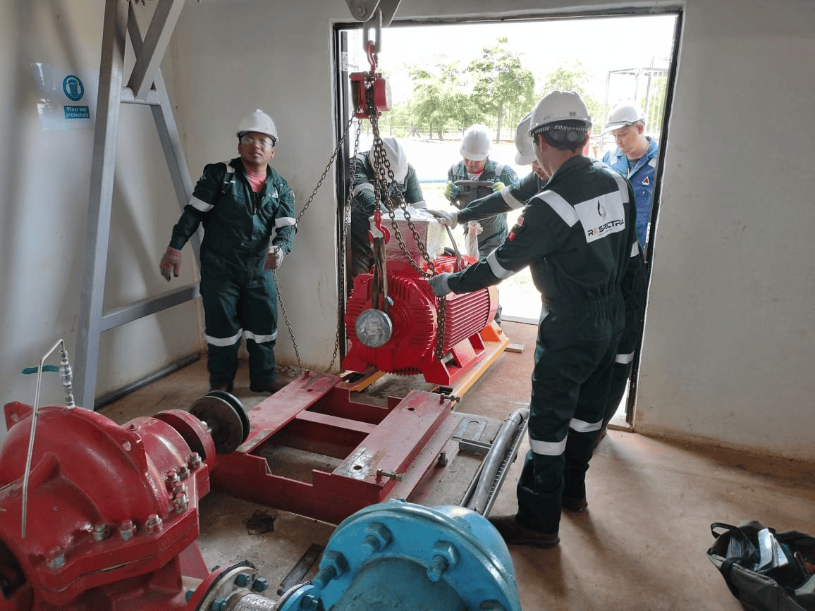 Core loss testing equipment measuring iron losses in motor stator core