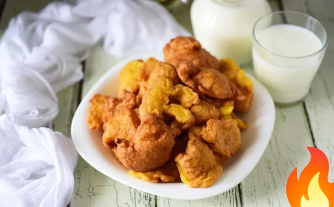 Постер Тыквенные пончики, жаренные во фритюре