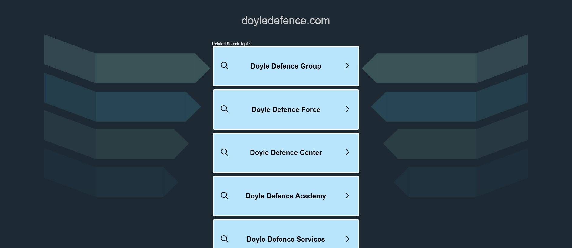 Stored capture of doyledefence.com