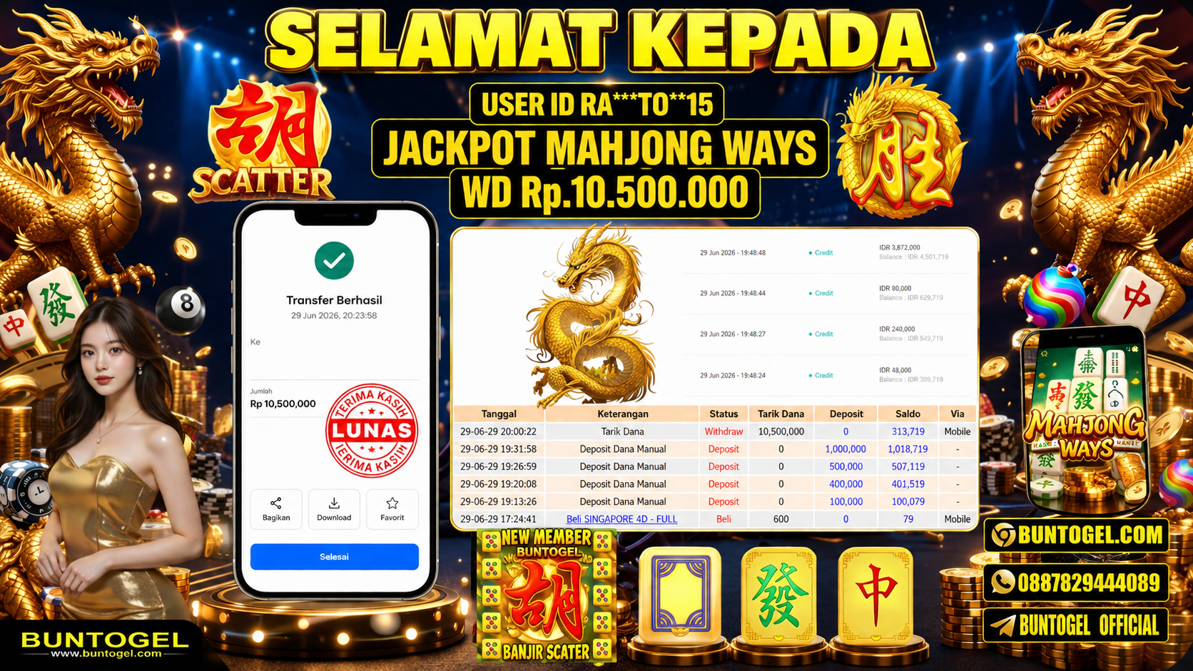 BUKTI BAYAR BUNTOGEL