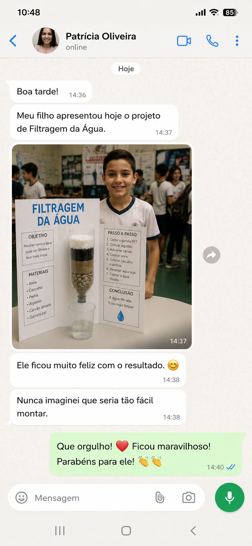 Depoimento de cliente