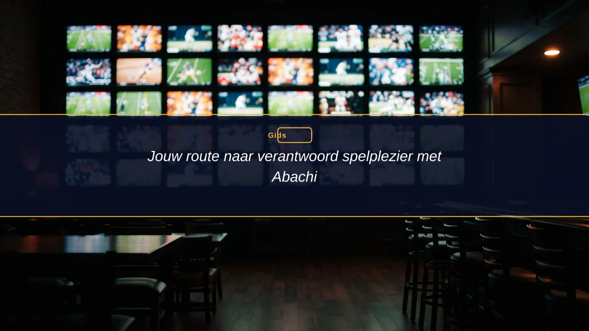 Jouw route naar verantwoord spelplezier met Abachi