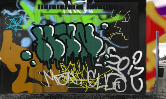 Graffiti artwork by saas