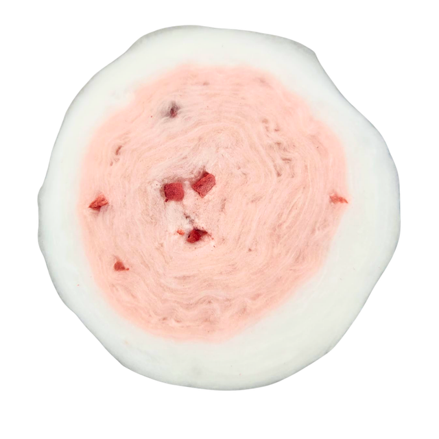 Strawberry cotton candy