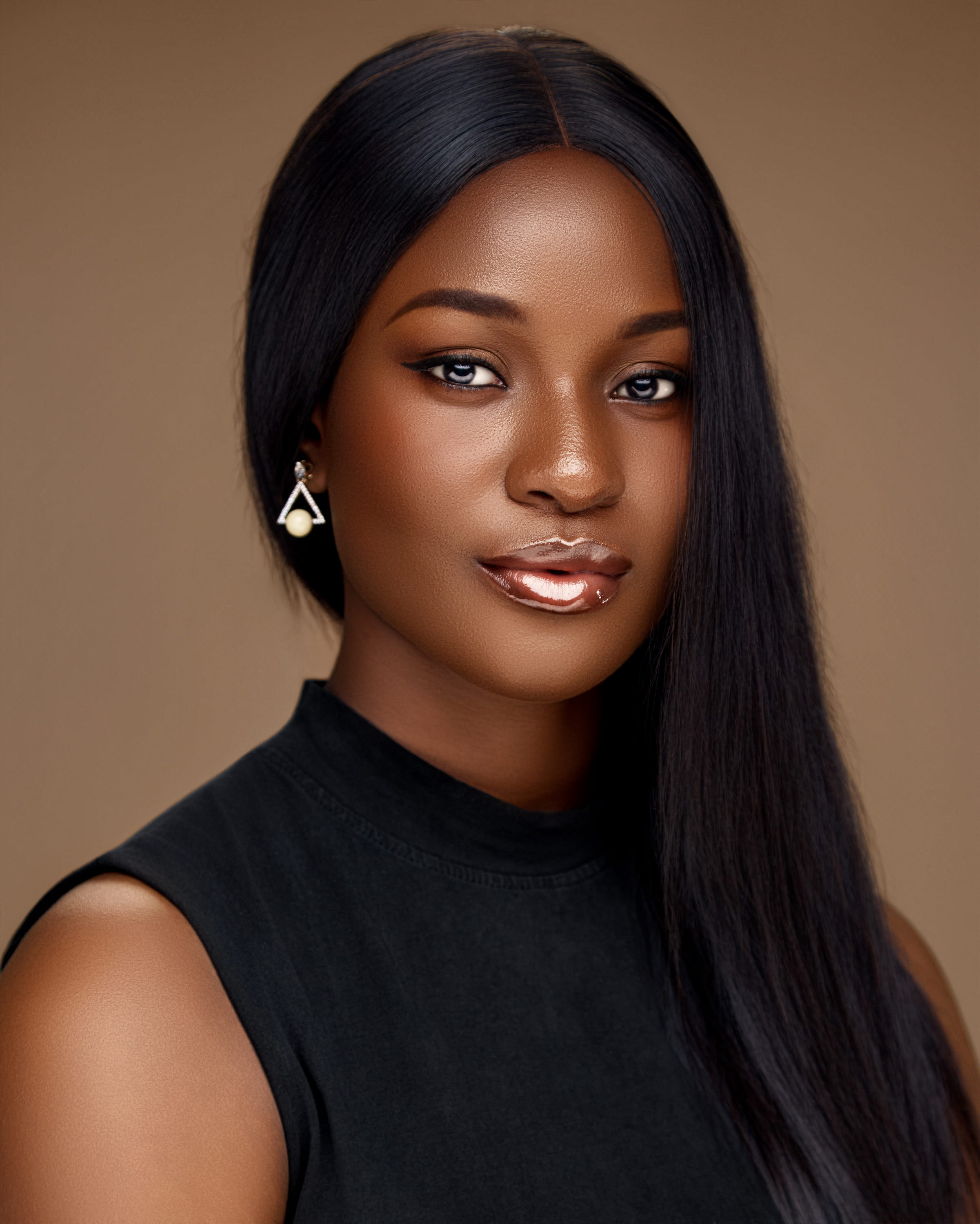 Retouched portrait, after